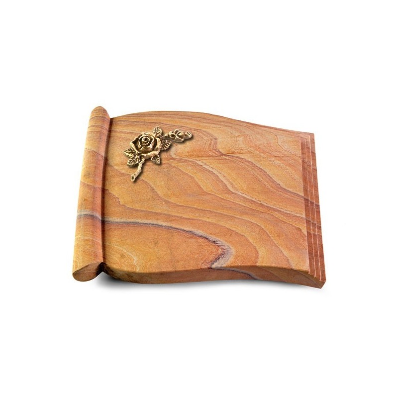 Grabbuch Biblos/Rainbow Rose 1 (Bronze)