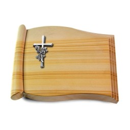 Grabbuch Biblos/Woodland Kreuz/Rosen (Alu)