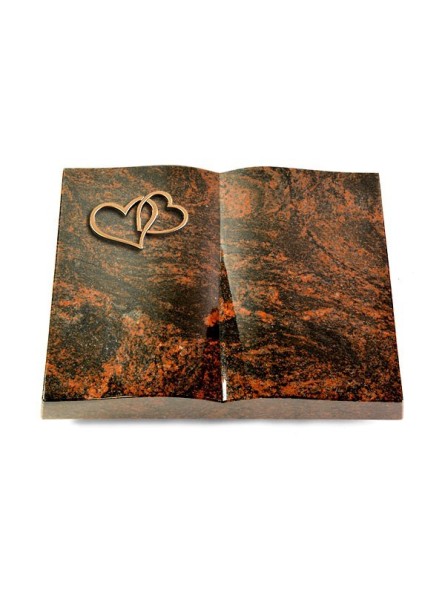 Grabbuch Livre/Aruba Herzen (Bronze)