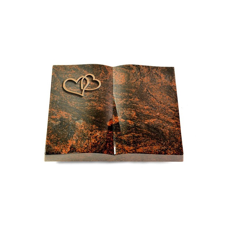 Grabbuch Livre/Aruba Herzen (Bronze)