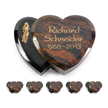 Amoureux/Aruba-Indisch Black mit Bronze-Ornament