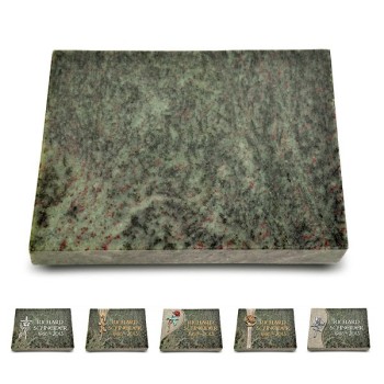 Grabtafel Tropical Green