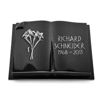 Livre Auris/Indisch Black mit Aluminium-Ornament