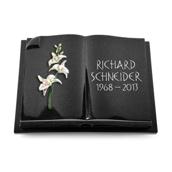 Livre Auris/Indisch Black mit Color-Bronze-Ornament