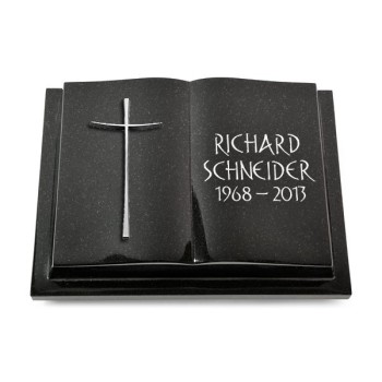 Livre Podest/Indisch-Black mit Aluminium-Ornament