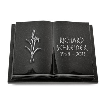 Livre Podest Folia/Indisch Black mit Aluminium-Ornament