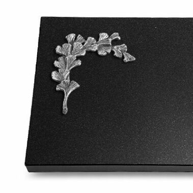 Metallornament "Aluminium Ginkgozweig 2"