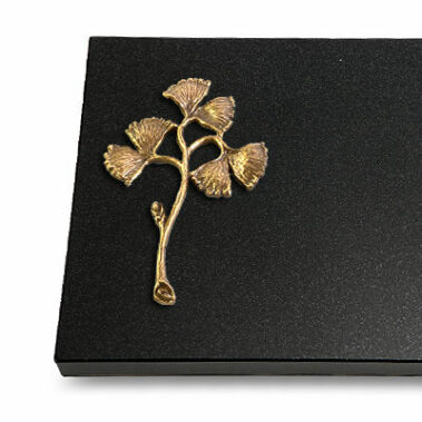 Metallornament "Bronze Ginkgozweig 1"