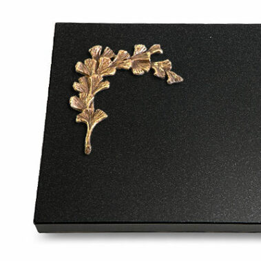 Metallornament "Bronze Ginkgozweig 2"