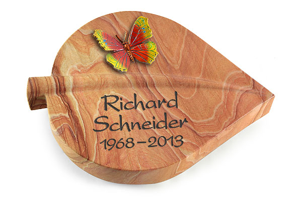 Grabstein / Grabkissen "Folia"