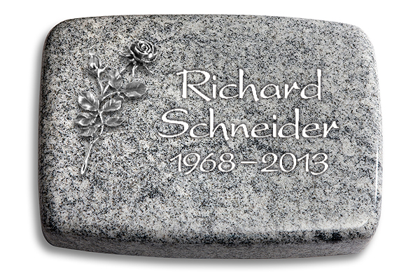 Grabstein / Grabkissen "Linea"