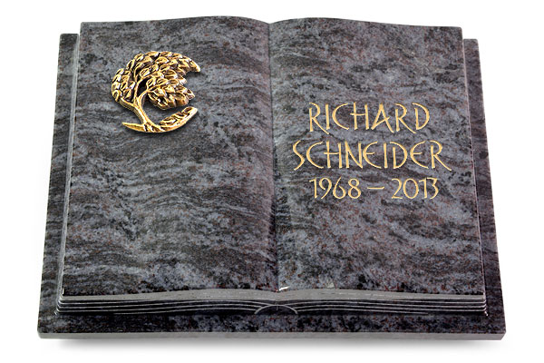 Grabbuch / Steinbuch "Livre Podest Folia"