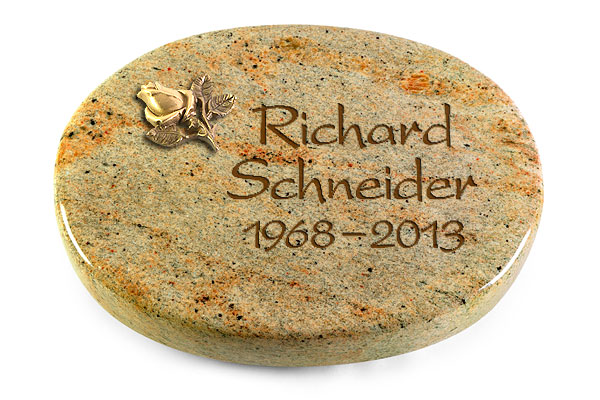 Grabstein / Grabkissen "Rondo"