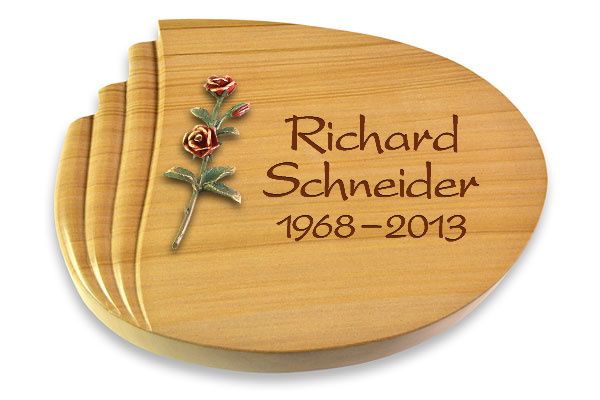 Grabstein / Grabkissen "Waves"